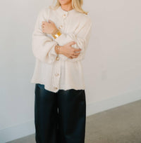 Scandal Italy - Naya High Neck Wool Cardigan