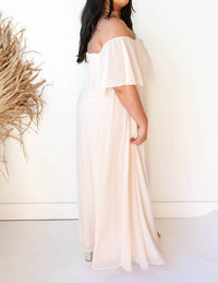 Soieblu - True Intentions Off Shoulder Maxi Dress