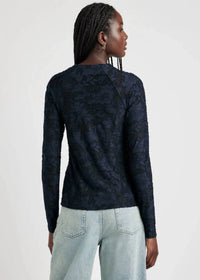 Splendid - Burnout Floral Long Sleeve Tee