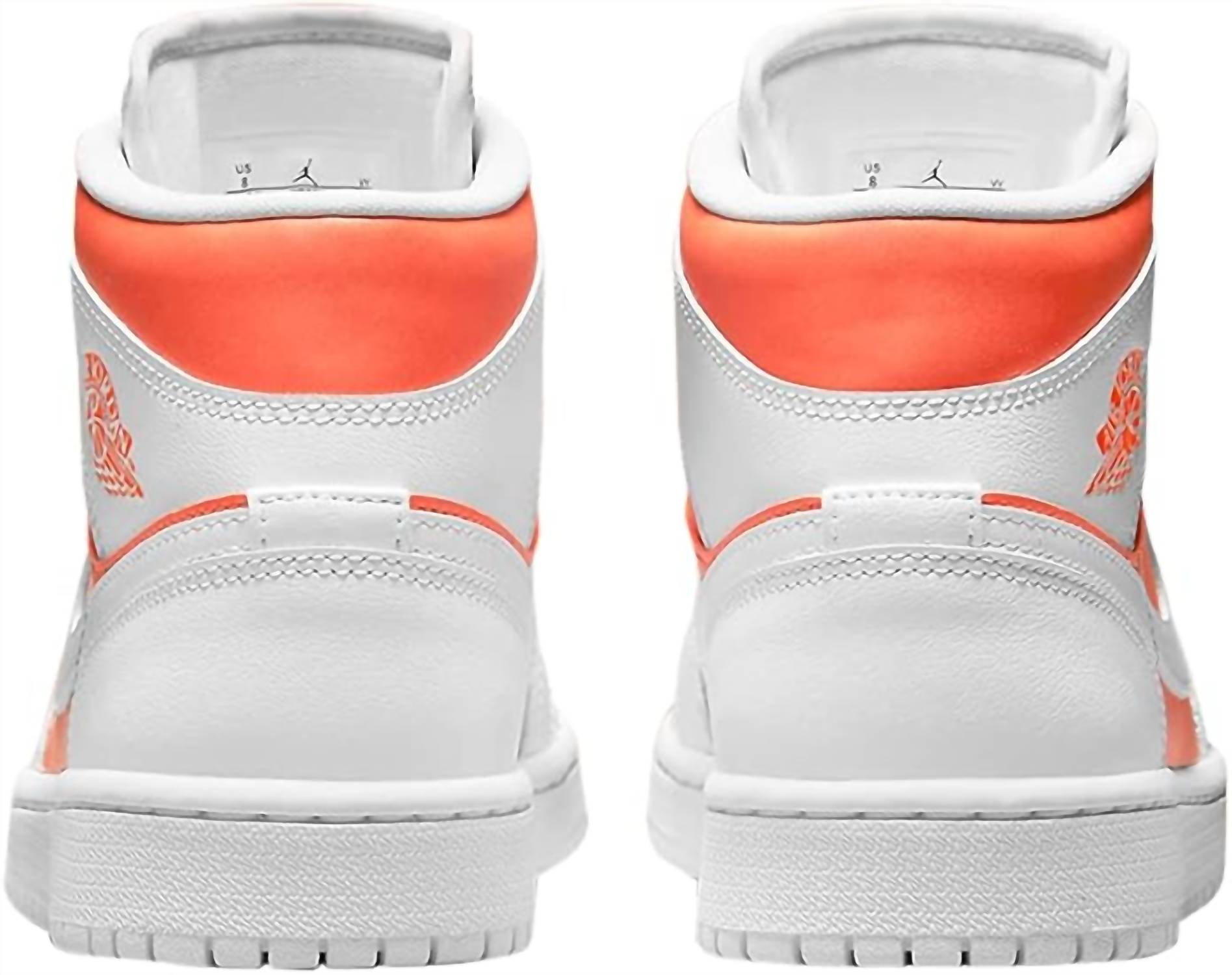 NIKE Women's Air Jordan 1 Mid Se Shoes in bright citrus - women's sneaker - alternate view