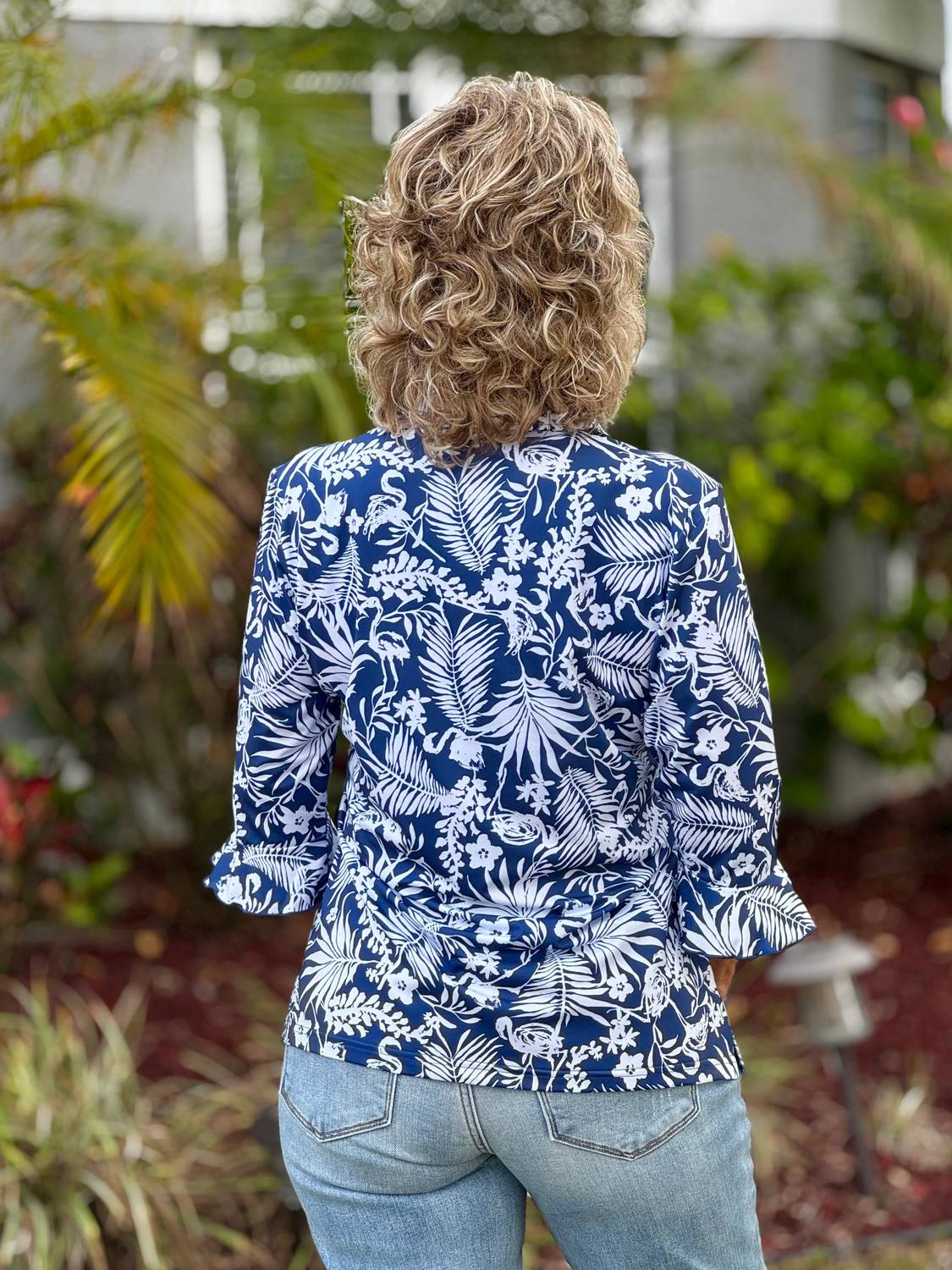 Ana Clare - Mira Flounce Sleeve Top
