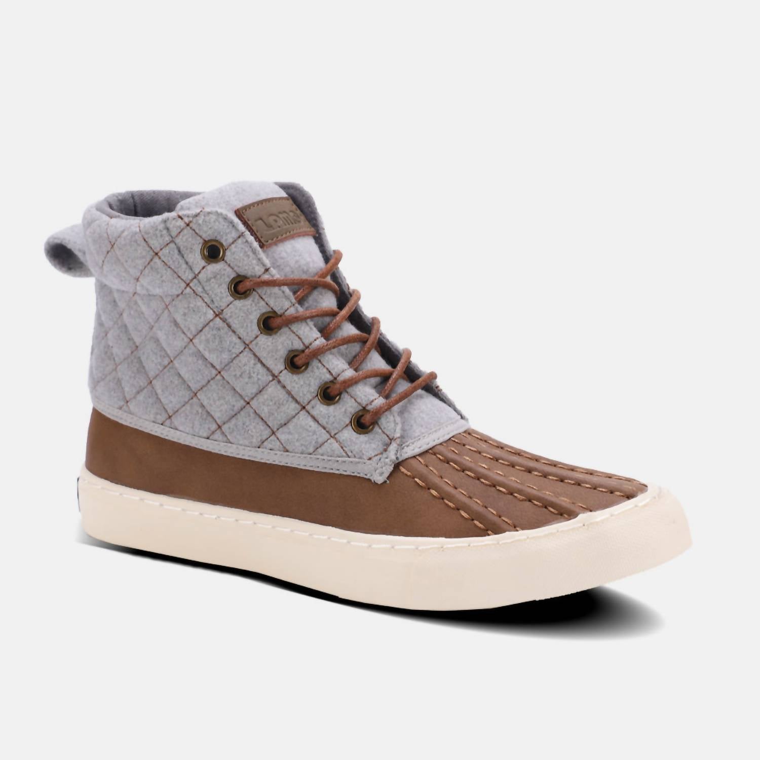 Lamo Women's Alta Lace-up Boot in grey chestnut - women's shoe - detail view