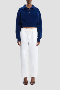 Victoria Beckham - Collared Cropped Top
