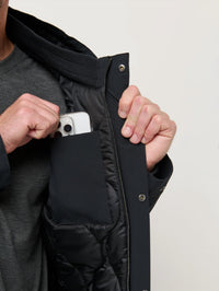 TravisMathew Mountain Pass Jacket in black - men's jacket - view 8