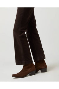 Ann Mashburn Kendall Flare 5-Pocket Jean in coffee stretch cord - women's pants - view 5