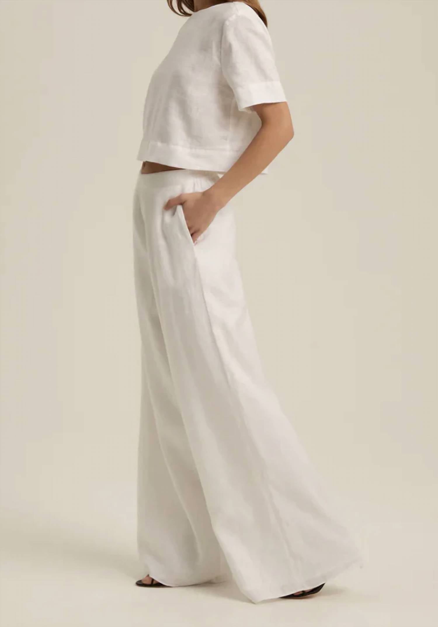 Favorite Daughter - Wide Leg Linen Pants