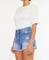 Kancan - Farah Essentials High Rise Mom Short