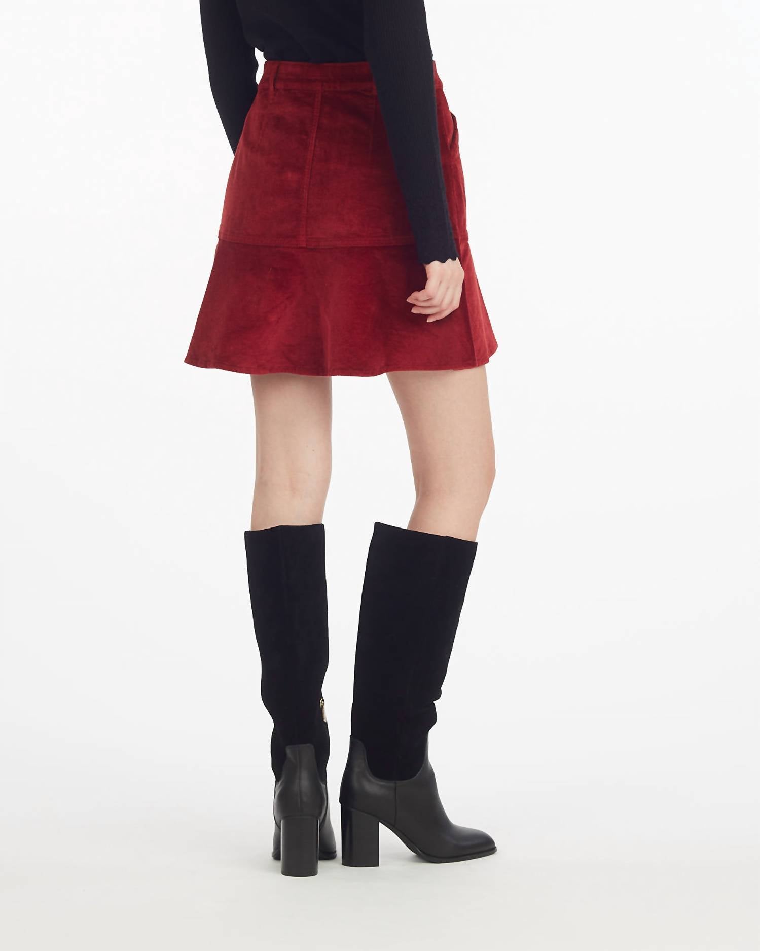 Draper James - Button Front Corduroy Skirt