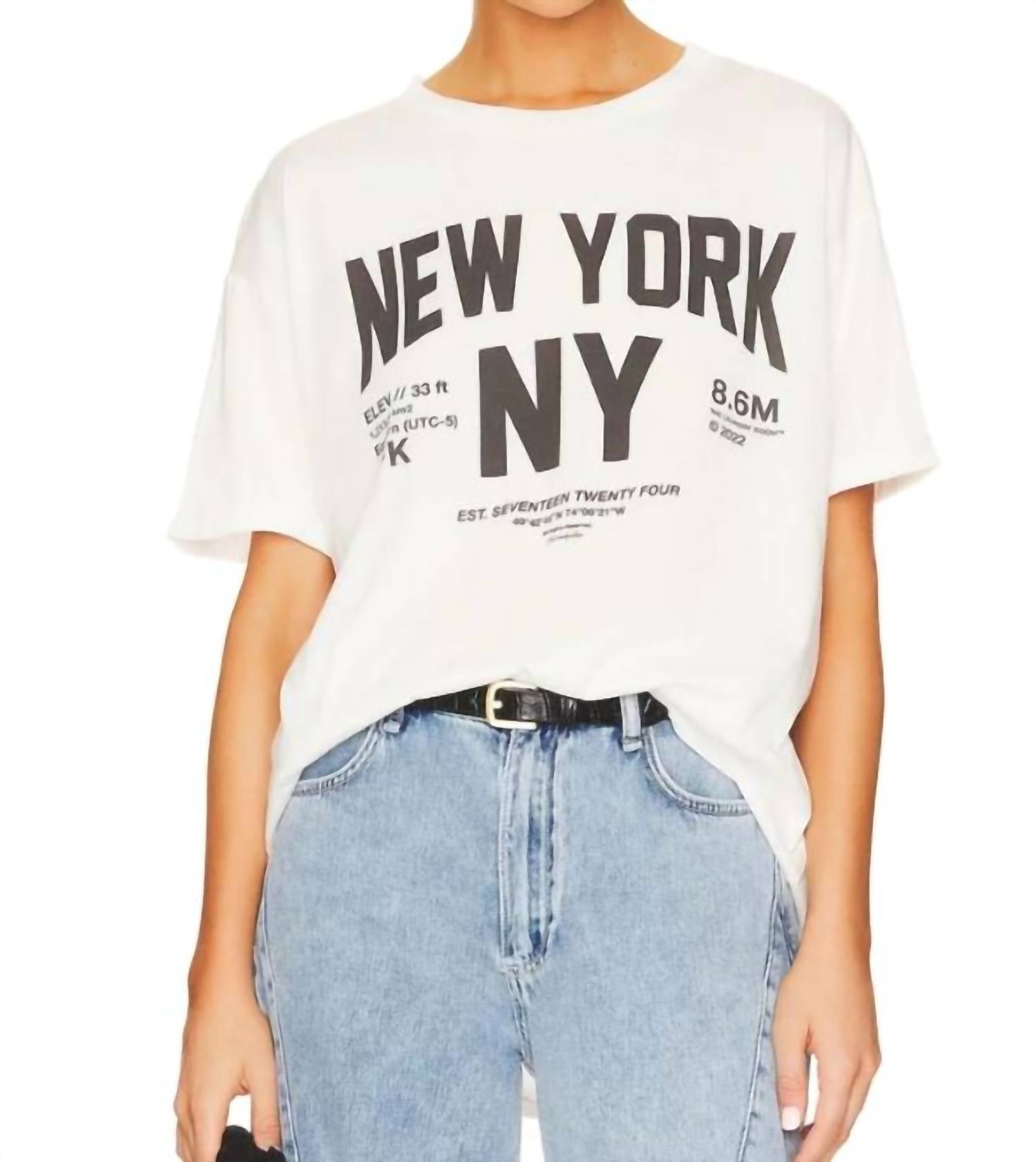 The Laundry Room - Welcome To New York Oversized Tee