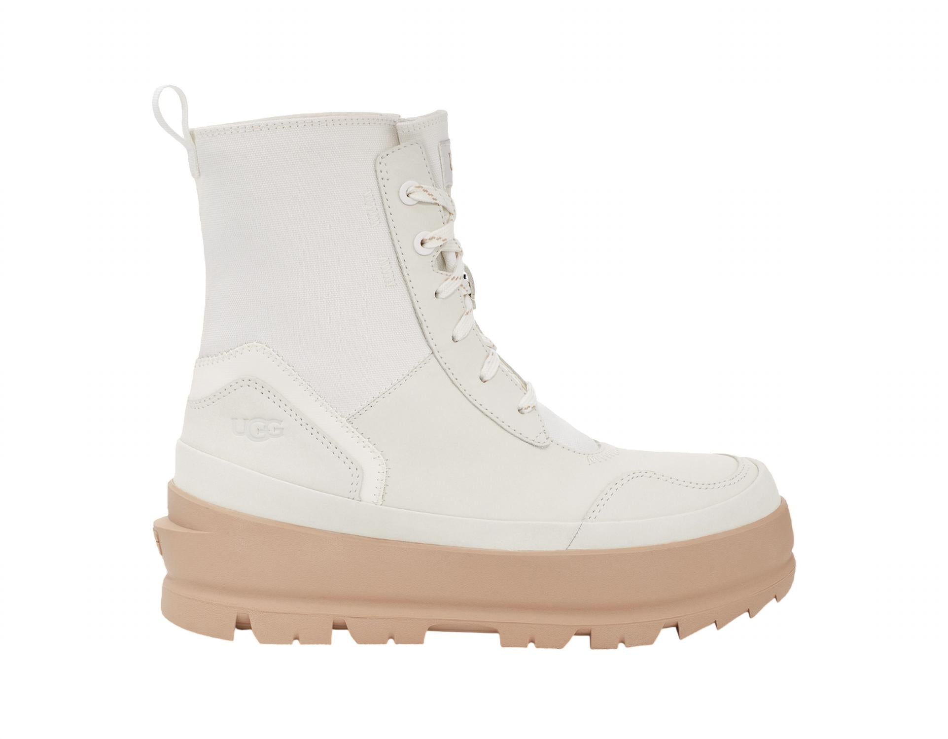 UGG Women's The Lug Boot in white - women's shoe - detail view