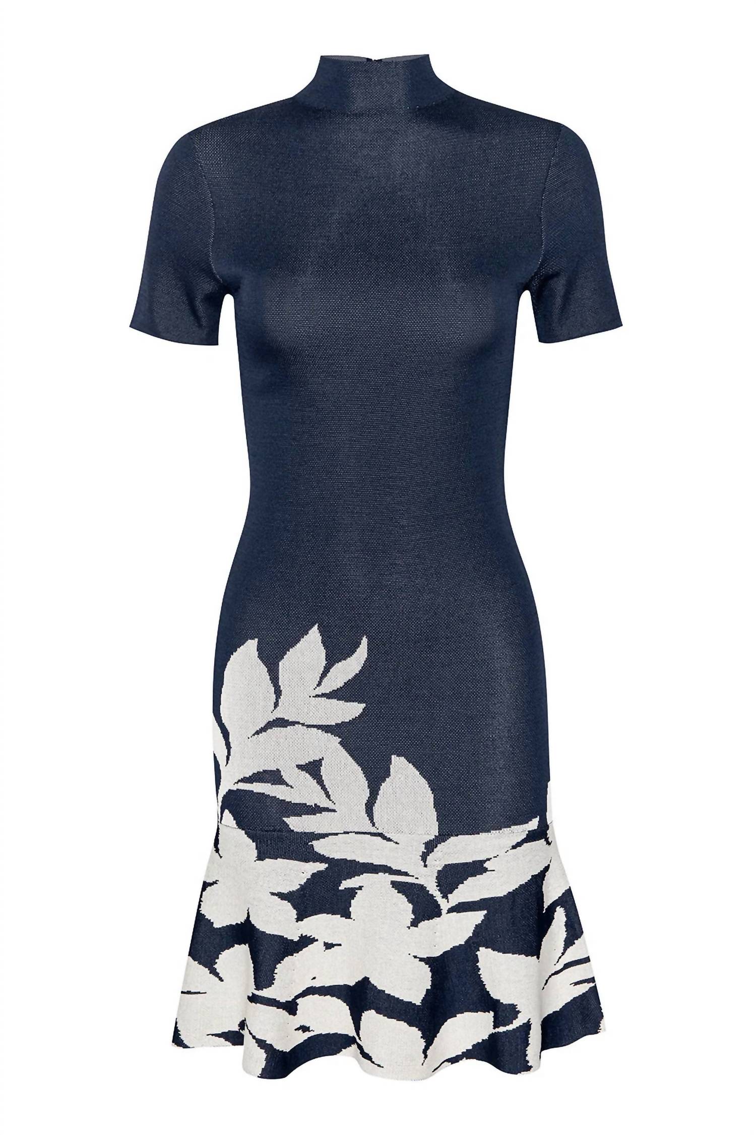 Misa Los Angeles Women's Allie Dress in navy flora - women's dress - view 4