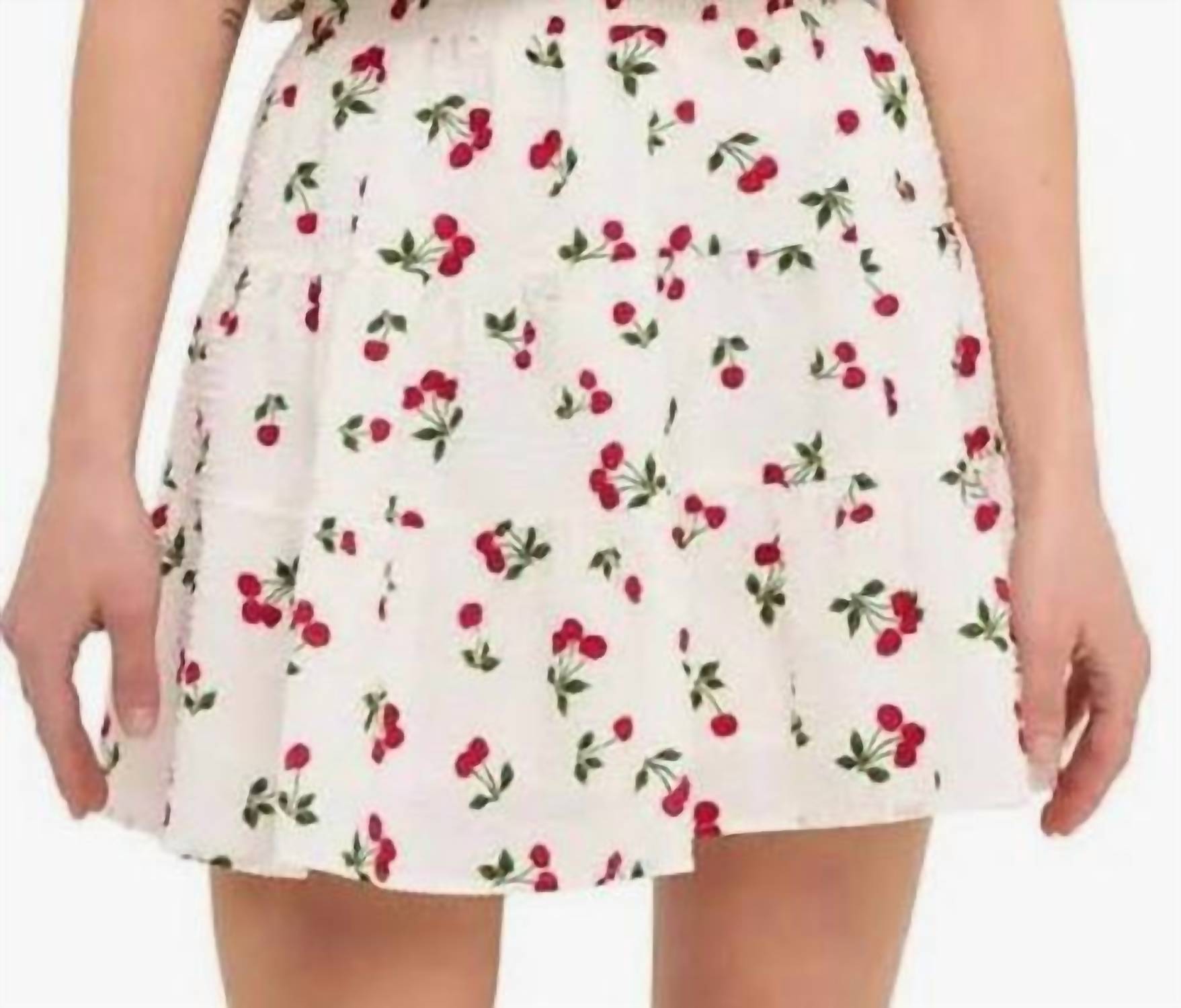 English Factory - Cherries Mini Skirt