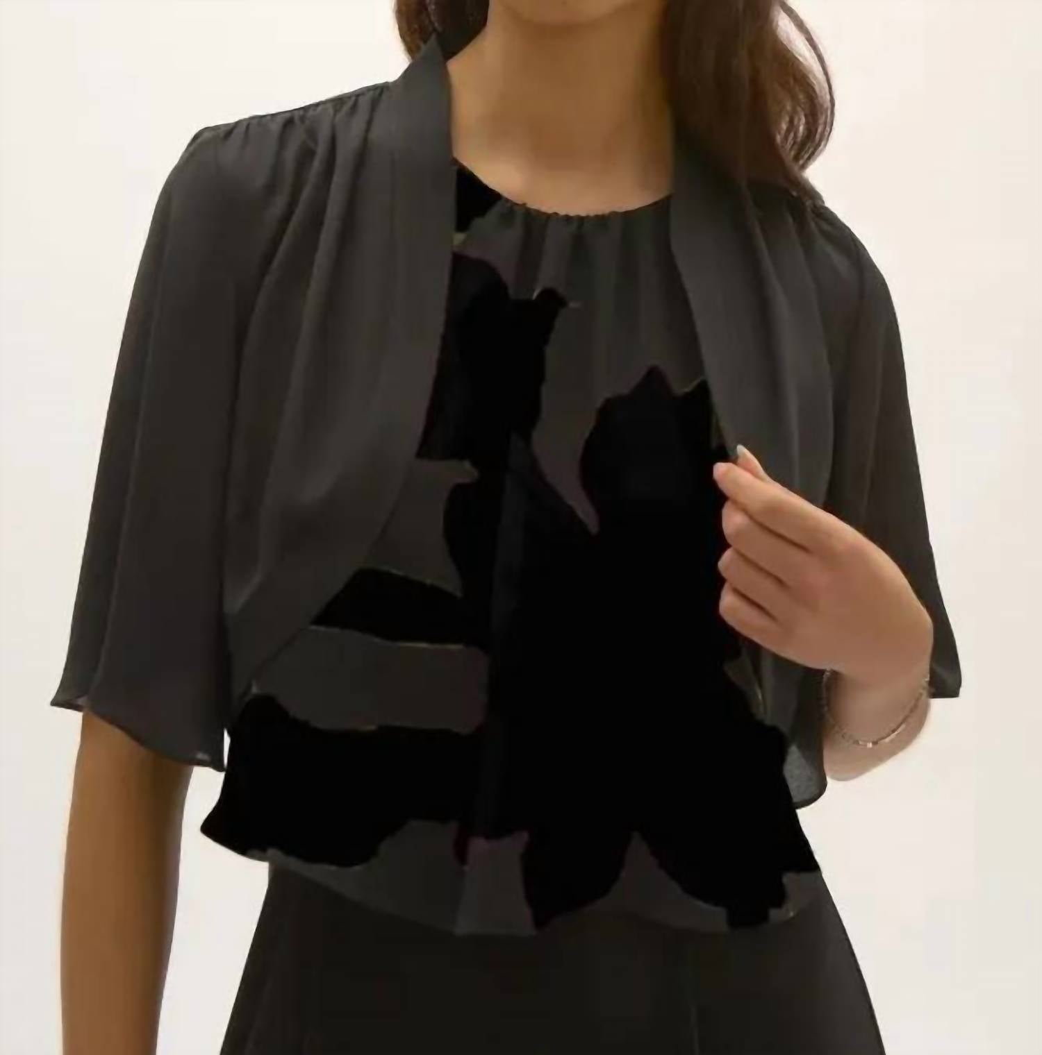 Joseph Ribkoff - Chiffon Bolero Cardigan