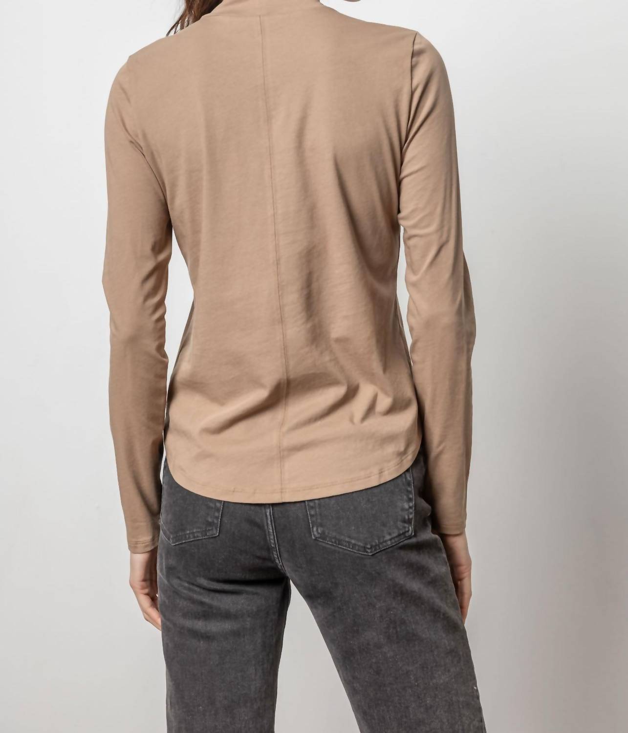 Lilla P - Long Sleeve Mock Neck Tee