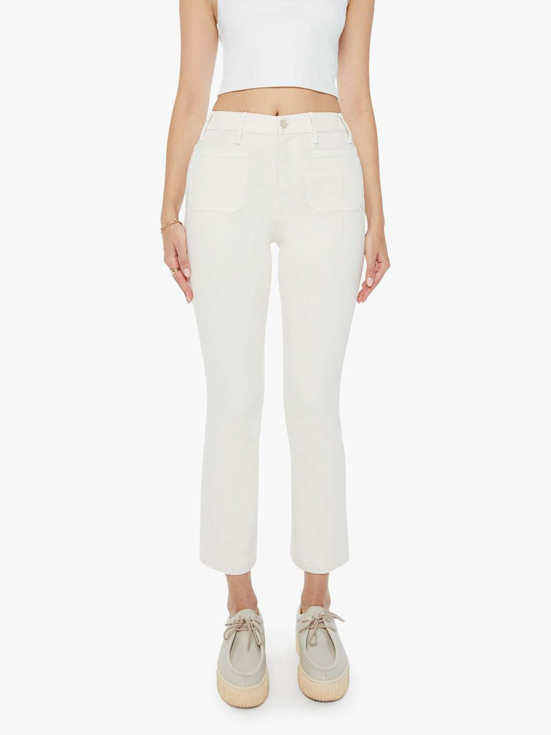 Mother - Hustler Patch Pocket Flood Jeans