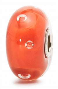 Trollbeads - Women's Peach Bubbles Glass Bead Charm