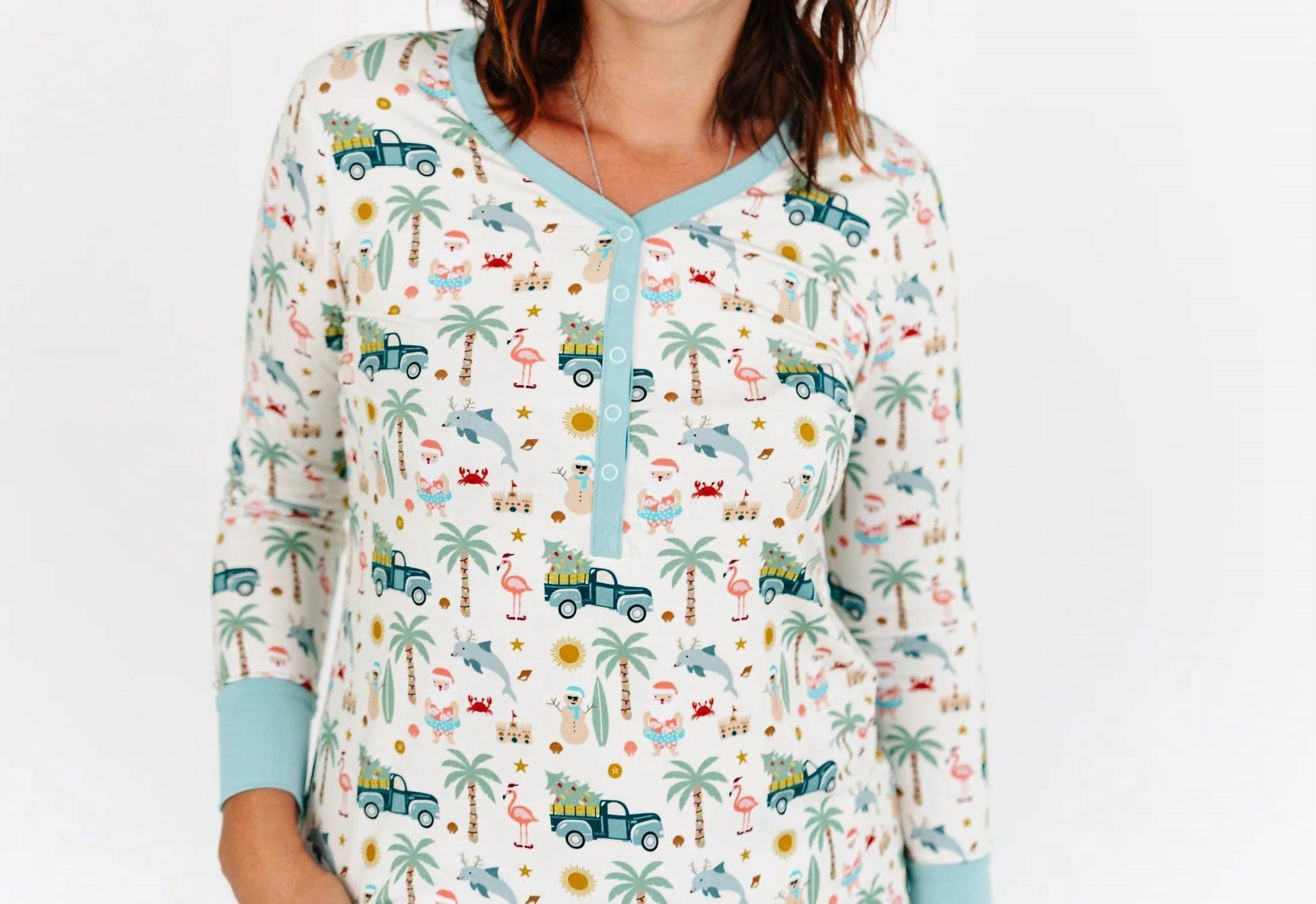 Emerson And Friends - Coastal Christmas Bamboo Top