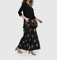 ALEMBIKA Doppio Wide Leg Pants in circles - women's pants - view 5