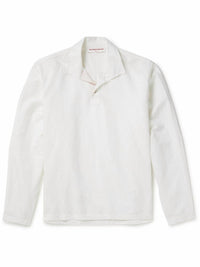 Orlebar Brown - Roland Embroidered Cotton Linen Polo Shirt