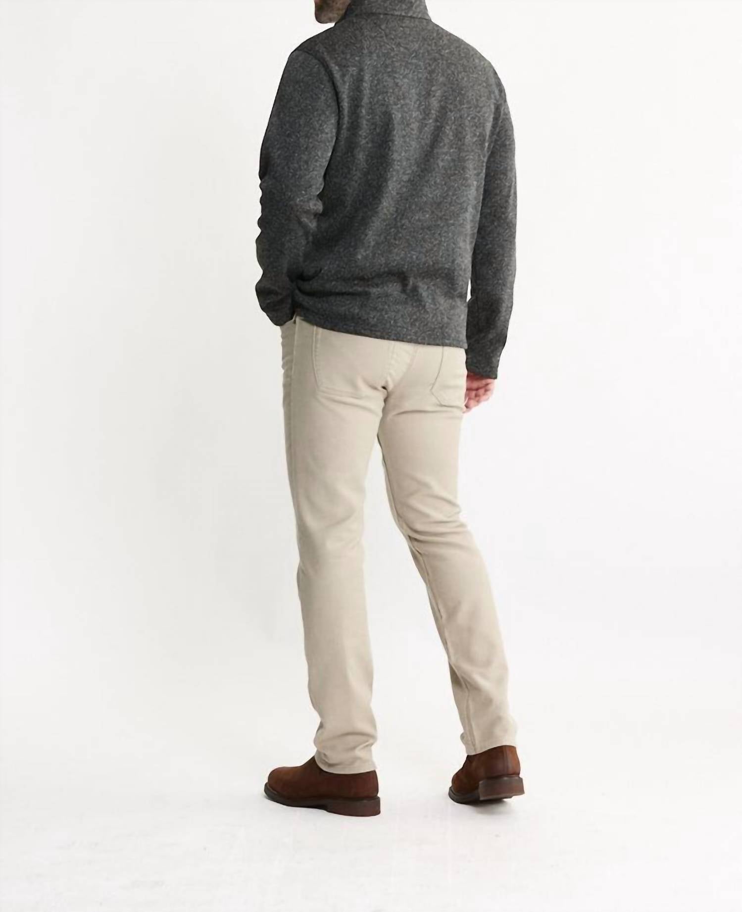 Jachs New York - Stretch Fleece Quarter Zip Pullover Sweater