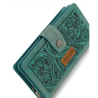 Wrangler - Women's Floral Tooled Rfid Wallet