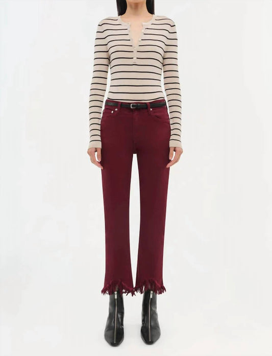 Jonathan Simkhai - RIVER HIGH RISE STRAIGHT JEANS