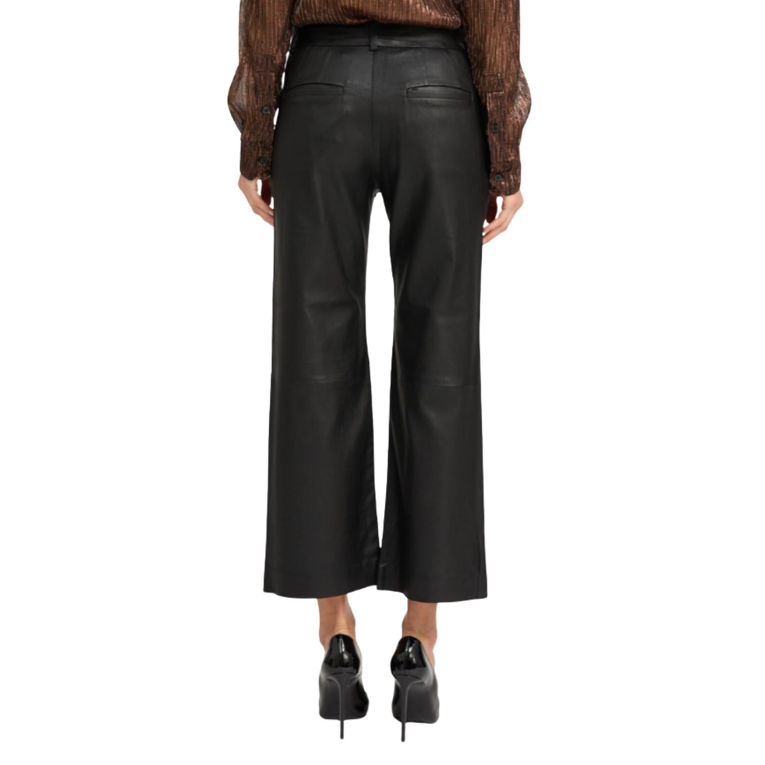 Sprwmn - Leather Cropped Trousers