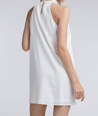 Honey Punch - Embroidered Halter Mini Dress