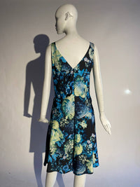 Kevan Hall - Floral V-Neck Slip Dress