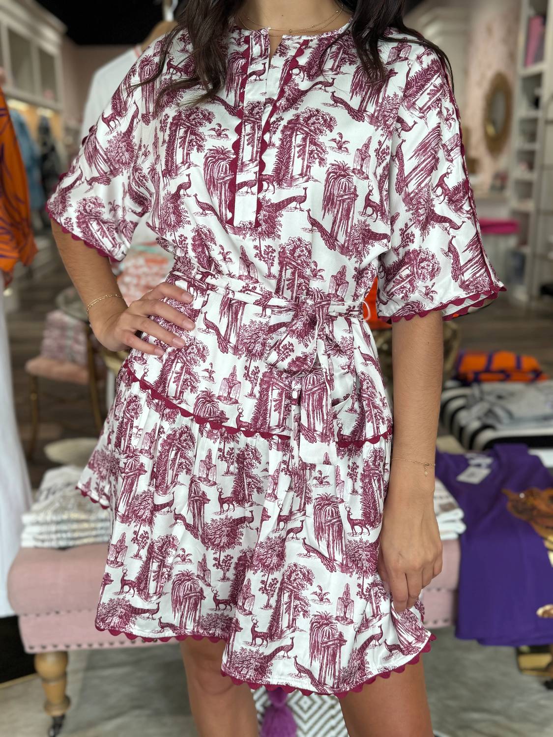 Joy Joy - Ric Rac Trim Dress