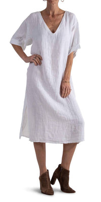 Gigi Moda - Matera Linen Midi Dress