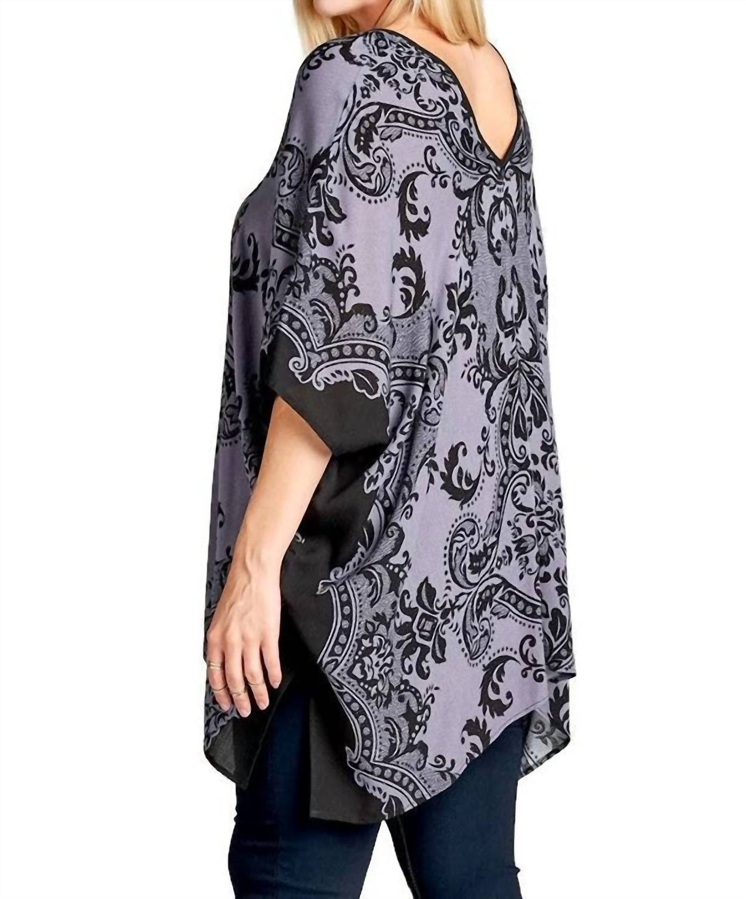 Oddi - Damask Bohemian Tunic Top