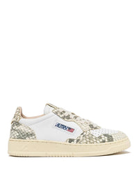 AUTRY Women's Medalist Low Sneaker in white diamond - women's sneaker