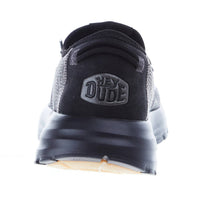 HEY DUDE Men's Sirocco Shoes in black night - men's sneaker - alternate view
