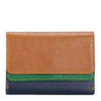Mywalit - Women's Leather Double Flap Purse / Wallet