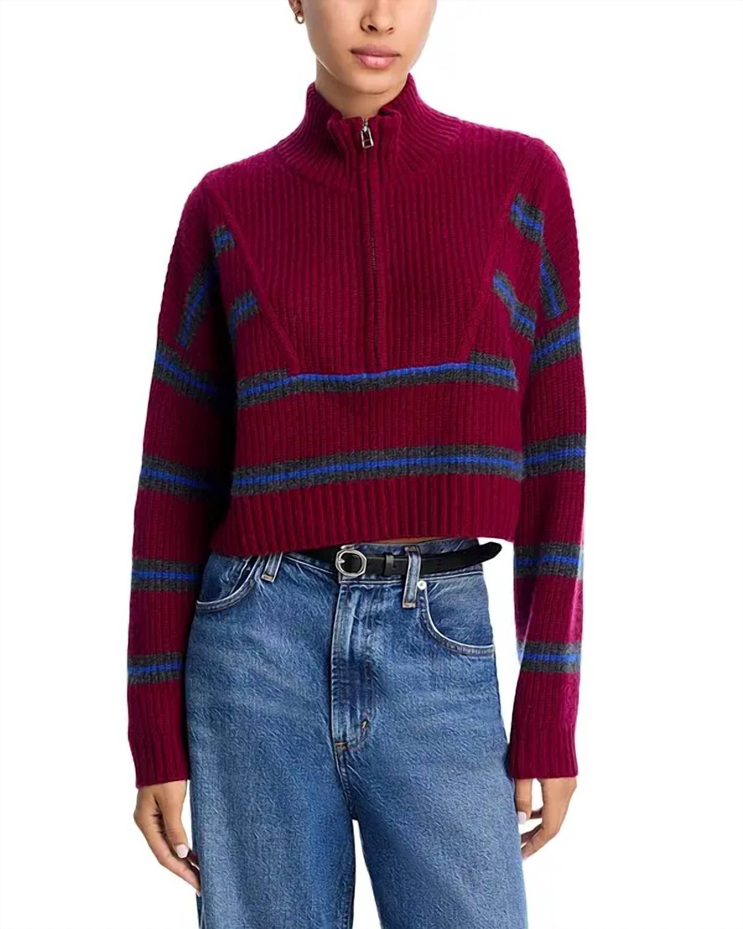 Staud - Cropped Hampton Sweater