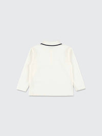 Petit Bateau - Boy's Long Sleeve Polo Shirt