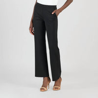 Clara Sun Woo Loose Leg Pocket Pant in black - women's pants