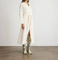 TANYA TAYLOR Hudson Skirt in cream - women's skirt - detail view