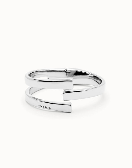 Unode50 - Sterling Silver-plated Rigid Bracelet