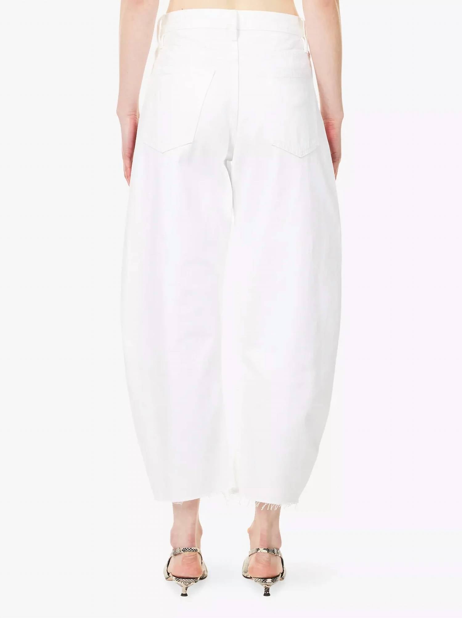 Frame - Bubble Crop Barrel Jeans