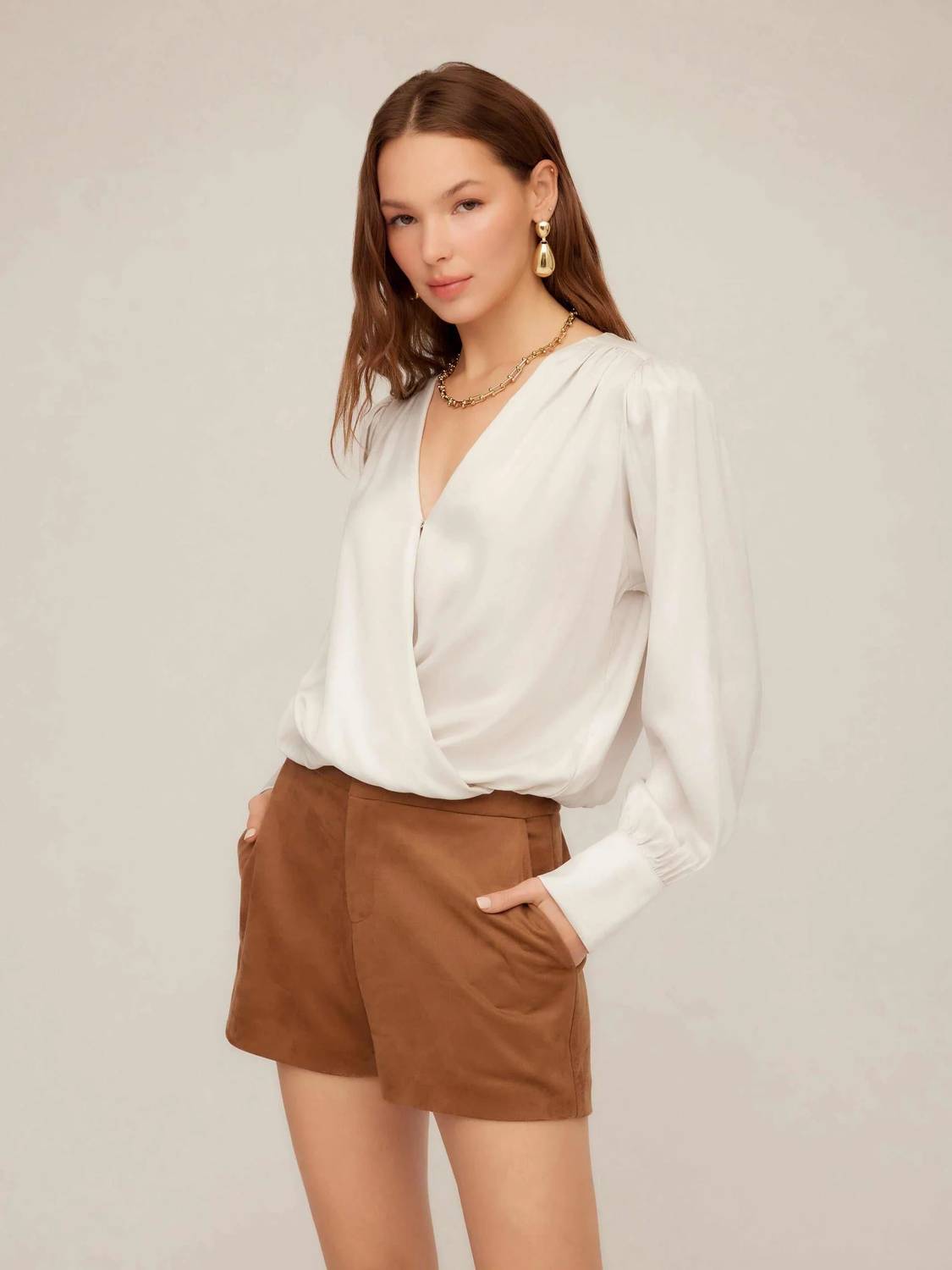 Fifteen Twenty - Ines Drape Front Top