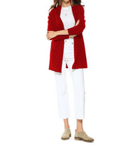 Monticelli Cashmere - Women's Pure Cashmere Long Open Front Cardigan