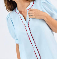 Mary Square - Elaine V-neck Blouse