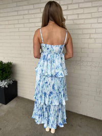 Lalavon - Emerson Tiered Sleeveless Maxi Dress