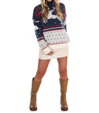 Le Lis - Fair Isle High Neck Sweater