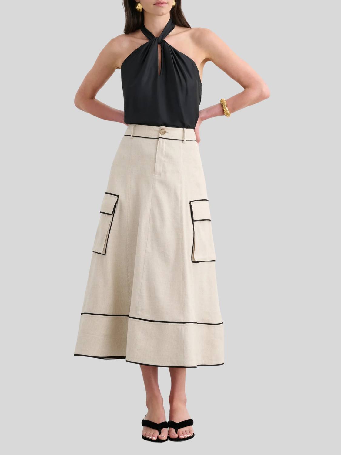 Toccin - Shiloh High Waist Cargo Skirt