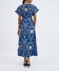 Beyond By Vera - Sailor V-neck Dress