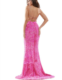 Colors Dress - Sequin Prom Dress