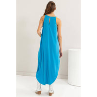 Hyfve - Halter Neck Asymmetrical Midi Dress